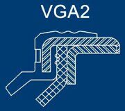 1,2-14х30х10/15 Сальник VGA2 (HNBR -40+150)